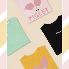 Couple Printed Short-sleeved T-Hammer