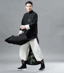Republic of China stand collar robe male