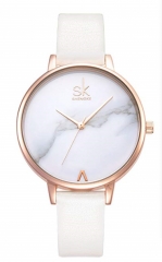 SK Women Watches Leather Band Luxury Quartz Watche