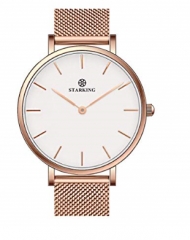 STARKING Women's Minimalist Ultra Thin Rose Gold W