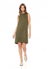 Daily Ritual Women's Jersey Sleeveless Mock-Neck D