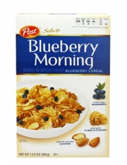 Blueberry cereal nutritional breakfast 382Gg