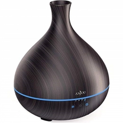 Anjou 500ml wood grain cold mist humidifier with p