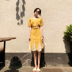 Foreign flavor a full skirt