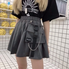 High waist frock skirt