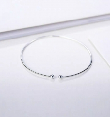 JG Simple Bracelet Female Korean 925 Silver Person