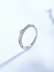 Minority Design Ring Pure Silver Net Red Girl Simp