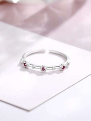Minority Design Ring Female Silver Fashion Opening