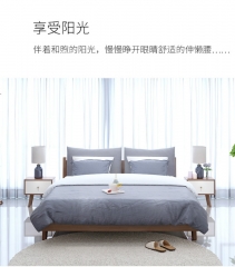 MOMO Solid Wood Bed 1.8m Double Bed 1.5m Bed Moder
