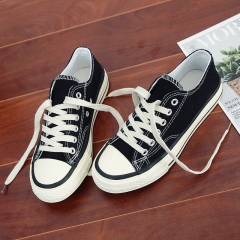 Shoes women 2020 new trend canvas shoes black 38