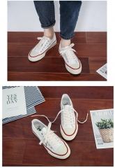 Shoes women 2020 new trend canvas shoes white 36