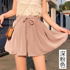 Summer chiffon skirt loose show thin skirt pants c