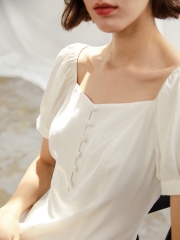 First love ~ retro square collar French Style Bubb