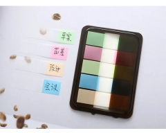 Fluorescent film indicator page number notebook la