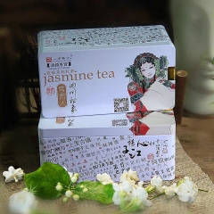 一方茶水2020四川雅安蒙顶山浓香型茉莉花茶飘雪贵人茶叶Party A Tea 2020 Sichu