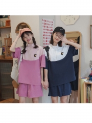 Nana home stitching colours sports leisure suit ne