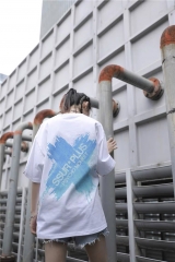 National tide paint short-sleeved loose OVERSIZE h