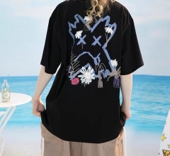 National tide brand summer couple flower fork fork