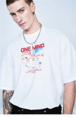 XPX 周柏豪ONE MIND Short sleeve T-shirt with round ne