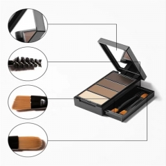Four-color eyebrow powder