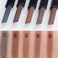 Double-headed automatic eyebrow pen