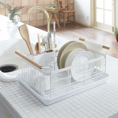 Nordic style ~ iron white bowl rack bowl chopstick