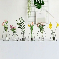 Nordic ins modern Korean chic simple iron flower v