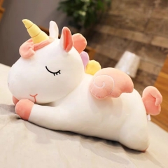 可爱独角兽公仔睡觉抱枕  Cute Unicorn sleeping pillow 白色 60cm