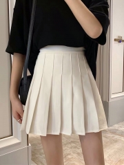 Pleated skirt White S
