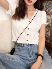 Short-sleeved T-shirt White S