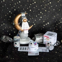 Galactic astronaut paper tape