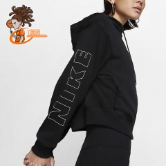 Nike Air 女子拉链开襟连帽短外套夹克开衫
