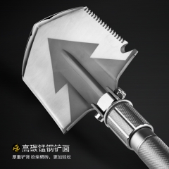 工兵铲多功能户外刀德国折叠中国军工铲战狼正品防身特种兵铁锹