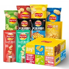 乐事（Lay's）薯片 休闲食品 爱意满满大礼盒 送女友送男友 零食大礼包 630g 百事食品
