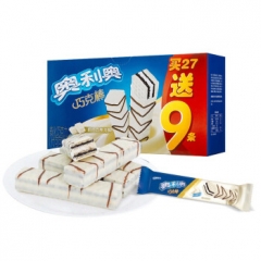 奥利奥（Oreo）巧克棒 奶白巧克力味威化巧克力饼干 办公室下午茶休闲零食 27条+9条460.8g