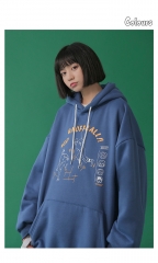 2020秋冬新款卫衣 深蓝色 M