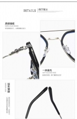 Carving glasses frame, retro trend