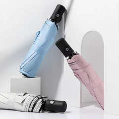 Folding automatic ins umbrella girl student Korean