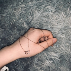 T400 double C necklace golden M-XL