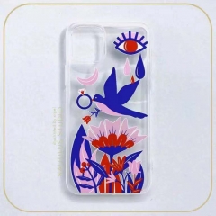 Nightingale and rose phone case for iPhone12promax