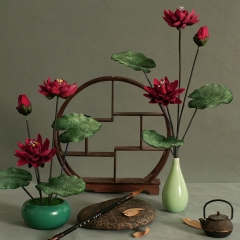 Lotus imitation flower ornaments