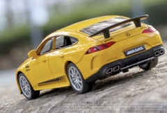 奔驰车模型 黄 20c m