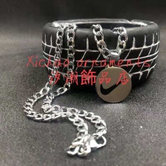 Long  titanium steel personality INS hip-hop penda
