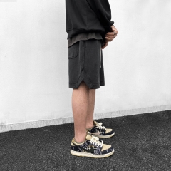 Wash to make old side slit shorts