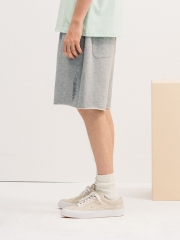 Japanese fashion brand knitted grey solid shorts m