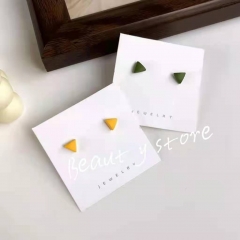 triangle earrings