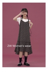 Floral V-Neck Dress Black S,XS,M,L,XL