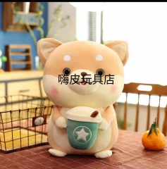 Chai dog cloth doll Camel color 23cm